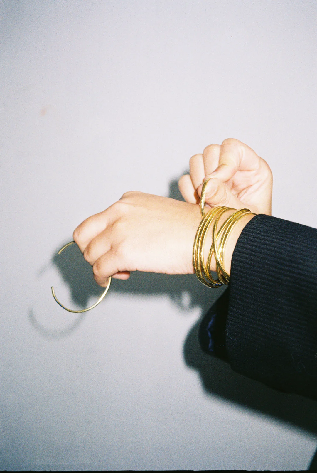 Rabia Armreif - Gold / Silber