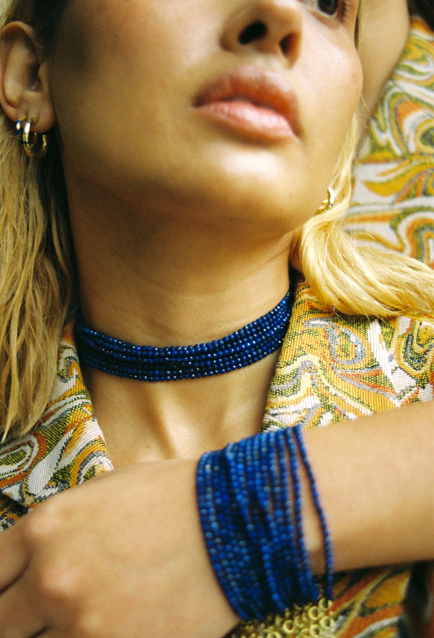 Soraya Earrings Small - Silver / Gold