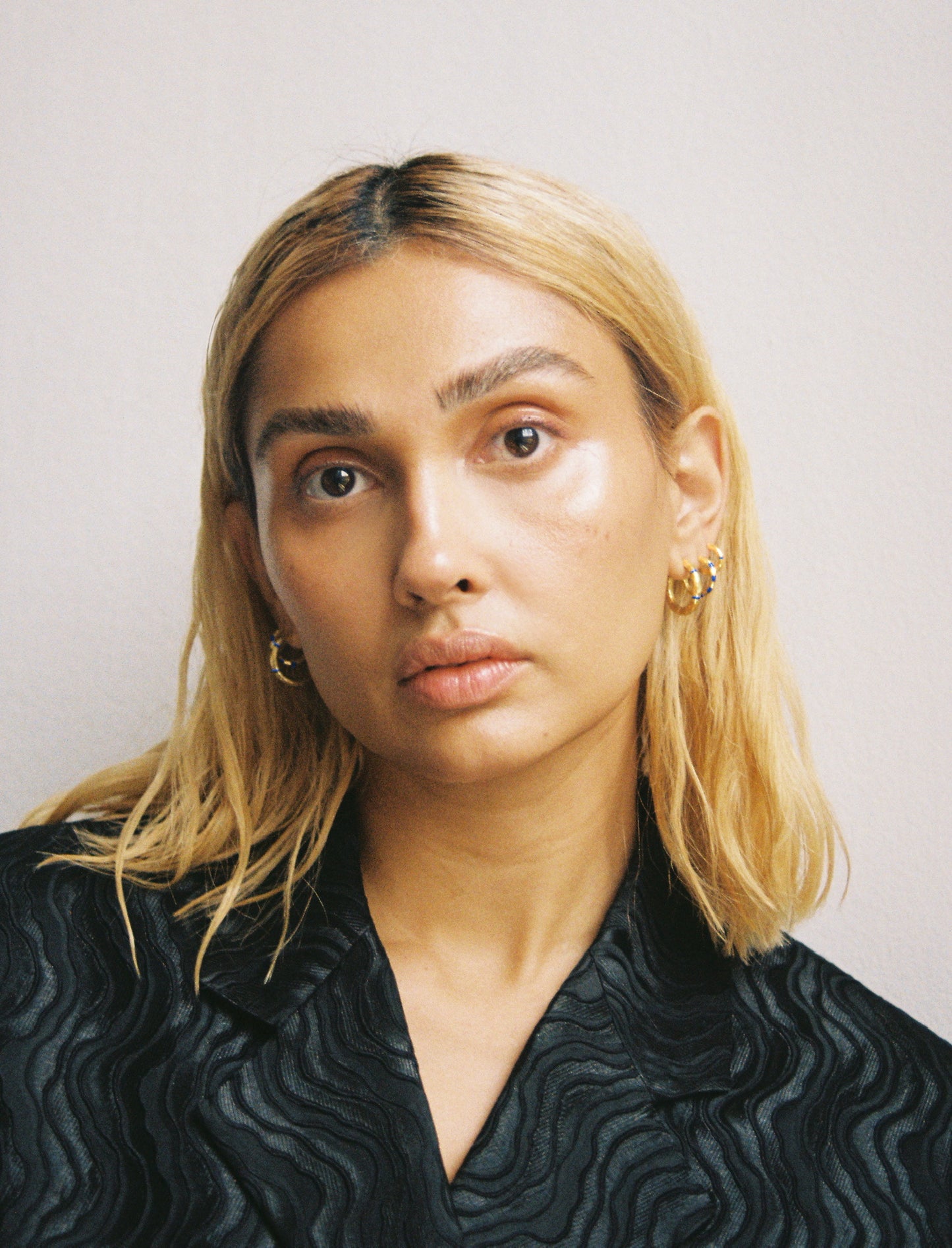 Soraya Ohrringe Mittel - Silber / Gold